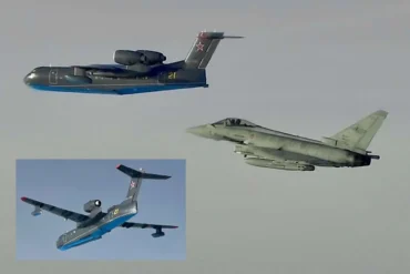 Italian Eurofighter Jets Intercept Rare Russian Be-200 Near NATO Airspace