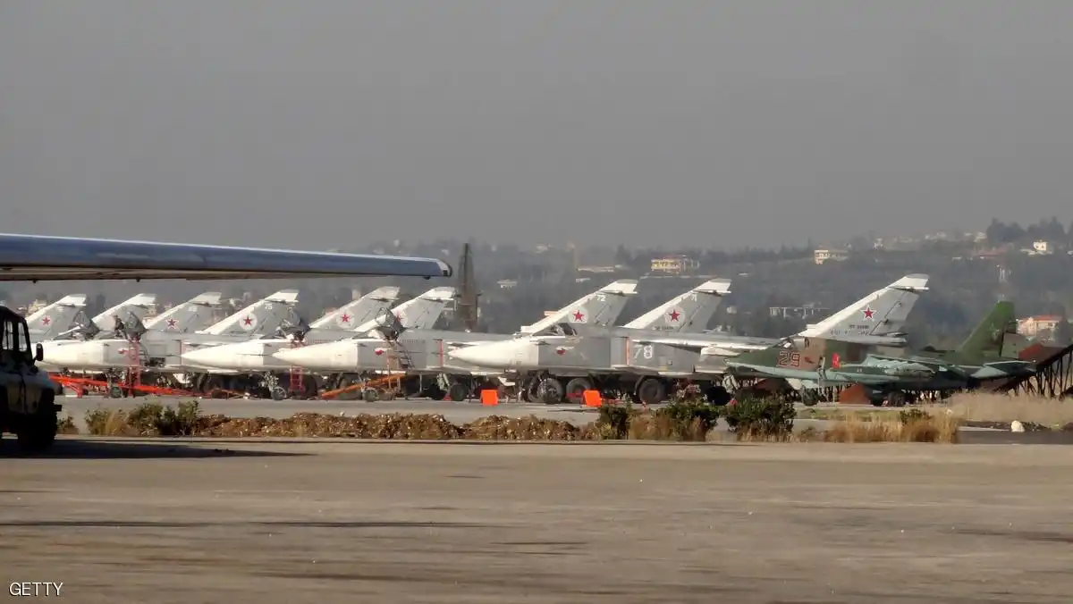 Khmeimim Air Base Syria Russian aircraft apron