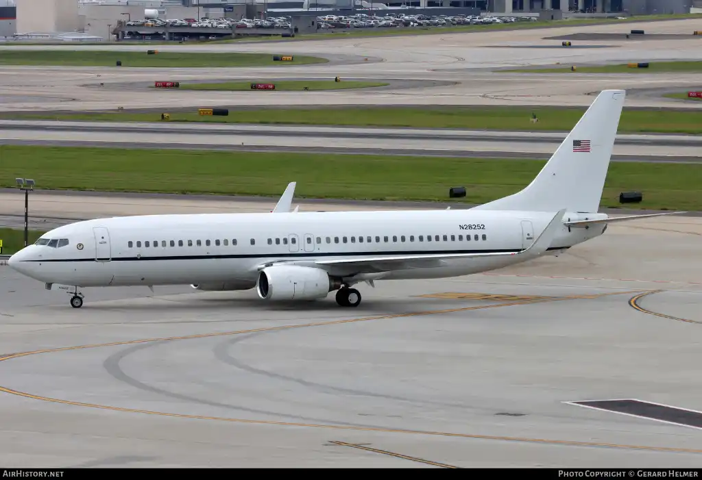 N28252 United States Department of Justice Boeing 737-8/800
