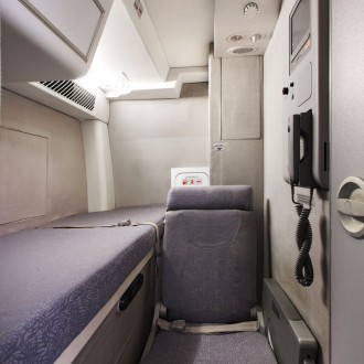 Qantas A380 pilot rest area