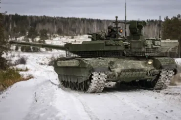 Russian Tanks Rewire Armored Warfare as Drone Dominance Reshapes the Ukraine Battlefield Russian Tanks Rewire Armored Warfare as Drone Dominance Reshapes the Ukraine Battlefield
