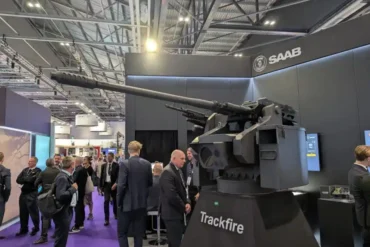 Sweden Bolsters Counter-Drone Defenses with Saab Trackfire ARES 30 mm Weapon Stations