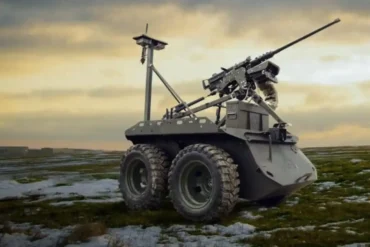 Ukraine Formally Inducts Zmiy Droid 12.7 Armored Ground Drone Into Frontline Service