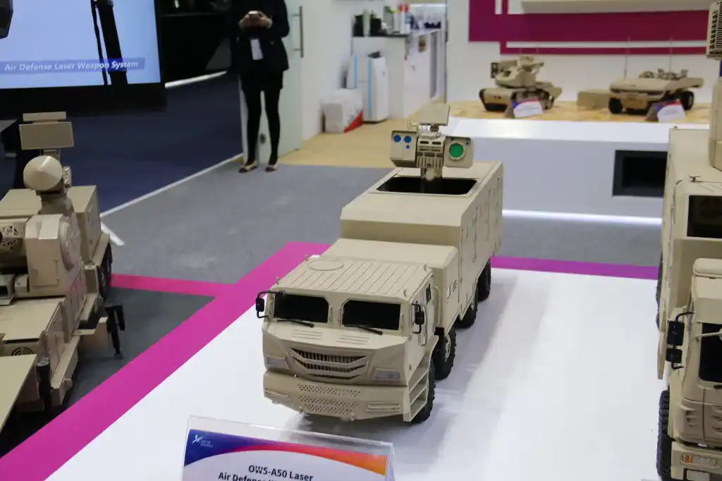 China Unveils OW5-A50 High-Energy Laser Air Defense System for International Export at UMEX 2026