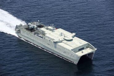 U.S. Navy Celebrates Christening of USNS Lansing: Final Ship of Spearhead-Class to Enhance Expeditionary Operations