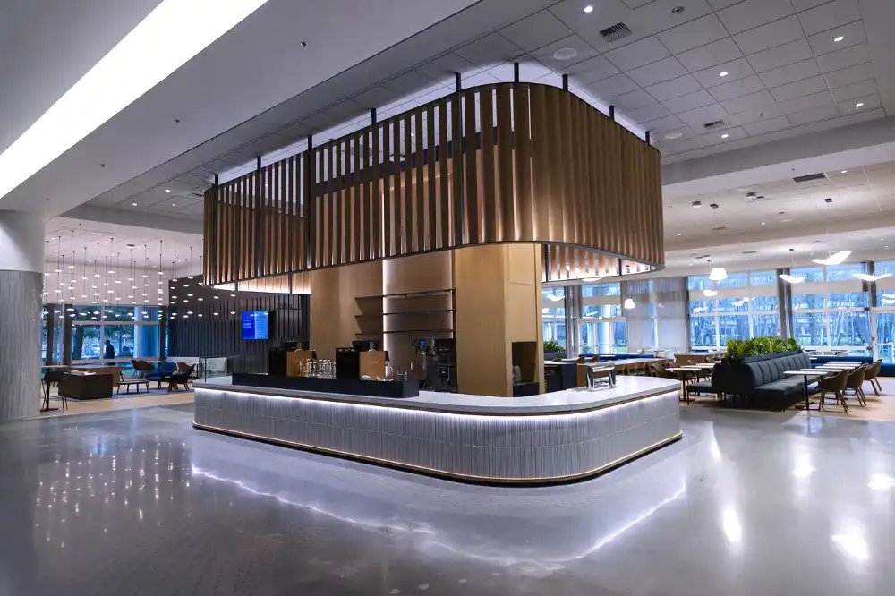 Alaska Airlines training lounge
