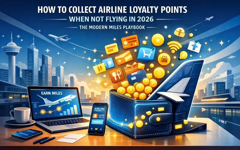How To Collect Airline Loyalty Points When Not Flying in 2026: The Modern Miles Playbook