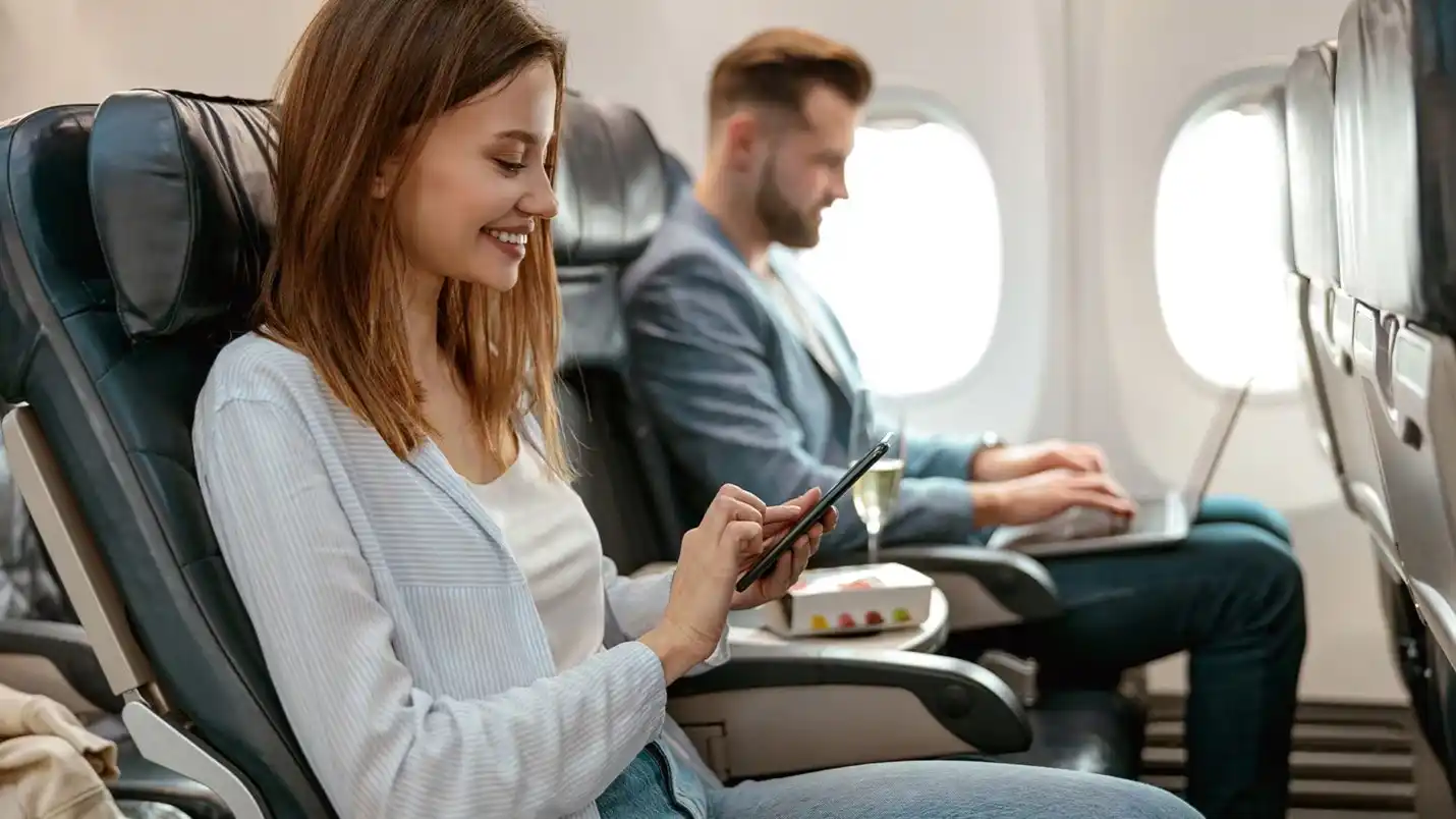 onboard wifi usage on ultra long haul flight