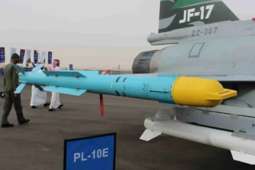 Pakistan Unveils JF-17 Block III Armed with China’s PL-10E Missile at World Defense Show 2026