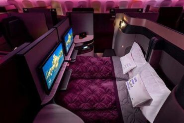 Qatar Airways Business Class Surprise: Yes, You Can Take This Pillow Home