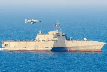 U.S. Air Force A-10C Warthogs Provide Armed Shield for U.S. Navy Mine Warfare Operations in the Arabian Gulf