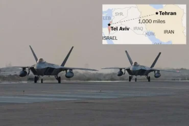 U.S. F-22 Raptors Reportedly Arrive in Israel After Departure from RAF Lakenheath, Signaling Heightened Deterrence Amid Iran Tensions