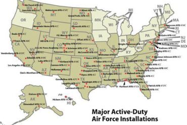 6 North American Air Bases With the Largest Aircraft Concentrations
