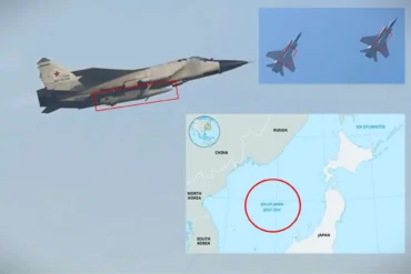 Russian MiG-31 Kinzhal Patrol Over Sea of Japan Signals Expanding Maritime Strike Reach
