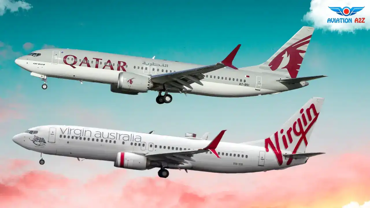 Virgin Australia livery aircraft Doha route partnership Qatar Airways