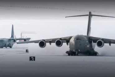 RAF C-17 Pushes 1,100 Miles Into the Arctic to Supply the World’s Northernmost Outpost