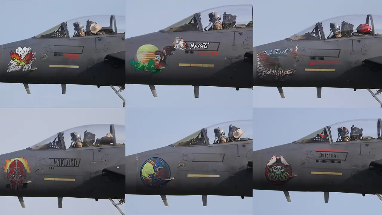 F-15E Strike Eagle drone kill markings RAF Lakenheath