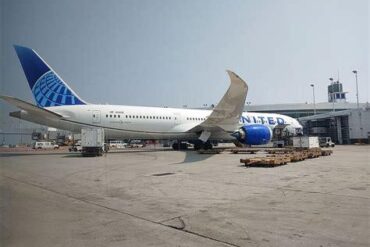 United Airlines Boeing 737 Clips ANA Cargo 777F Tail During Taxi Incident At Chicago O’Hare