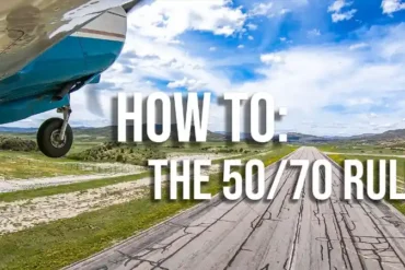 What Is the 50/70 Rule in Aviation? The Critical Takeoff Safety Check Every Pilot Should Know