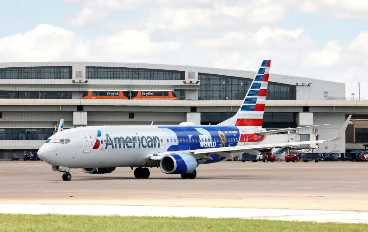 Dallas Fort Worth International Airport aircraft parking during FIFA World Cup