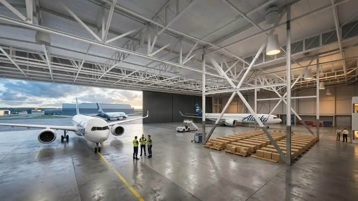 Alaska Airlines Expands Portland Hub With $135 Million Widebody Hangar, Signaling a New Era for PDX