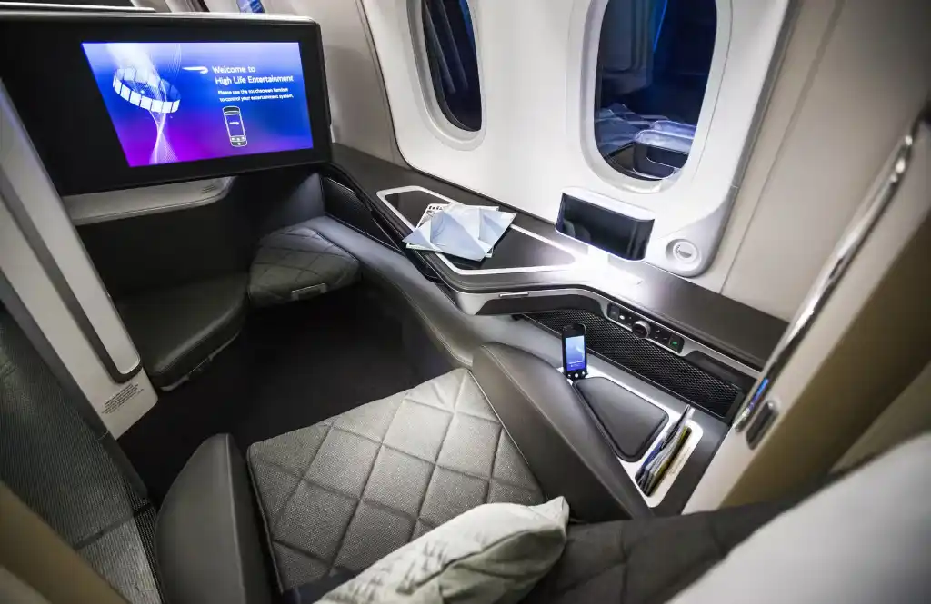 british airways Boeing 777-9 business class