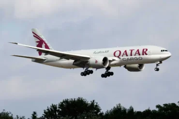 Qatar-Bound Boeing 777 Freighter Comes Within Inches of Disaster During Low Pass Over Texas Airfield