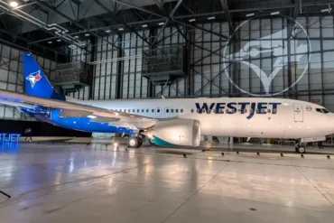 WestJet Unveils Striking Toronto Blue Jays Livery on Boeing 737 MAX 8