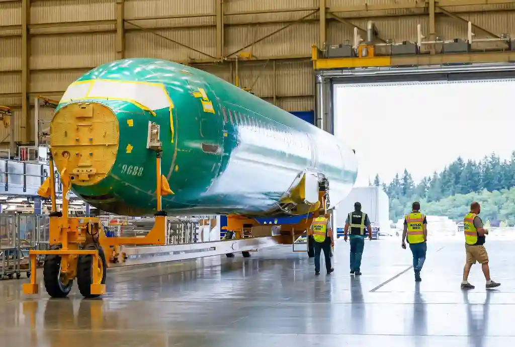 Boeing 737 MAX 10 aircraft certification flight Boeing factory