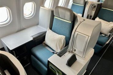 Aer Lingus Quietly Brings Lie-Flat Business Class Throne Seats to Short European Flights This Summer