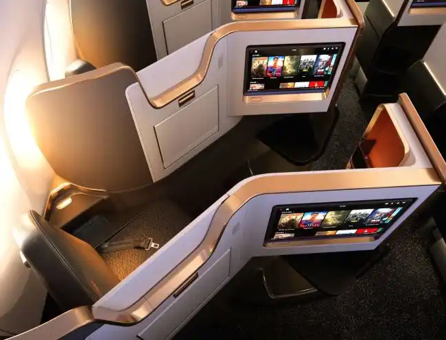 Air Canada Airbus A321XLR Signature Class business mini suite