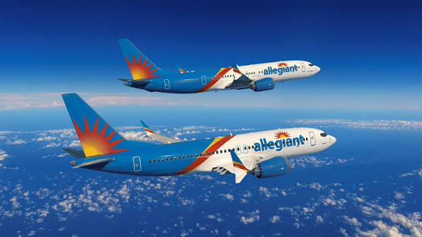 Allegiant Airbus A320 and Boeing 737 fleet with leisure destinations