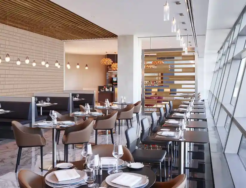 American Airlines DFW Terminal C Admirals Club lounge interior