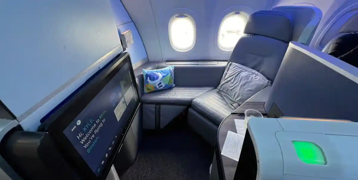 JetBlue Mint Studio transcontinental flight passenger experience