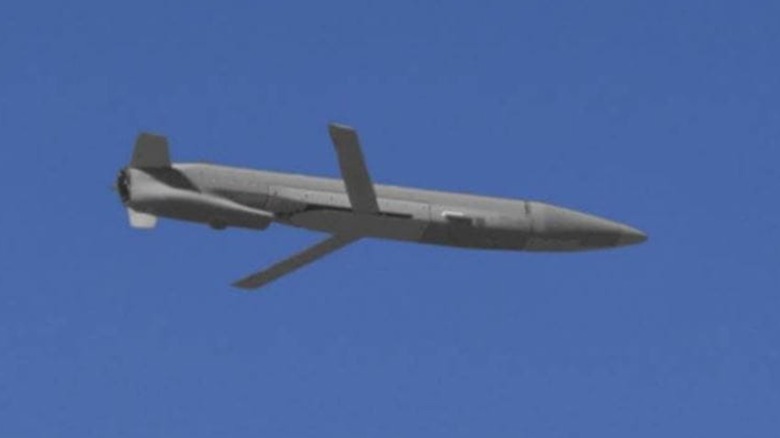 MALD-J jammer decoy operating near enemy air defense radar