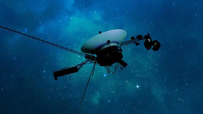 NASA Voyager 1 spacecraft deep space mission traveling beyond solar system