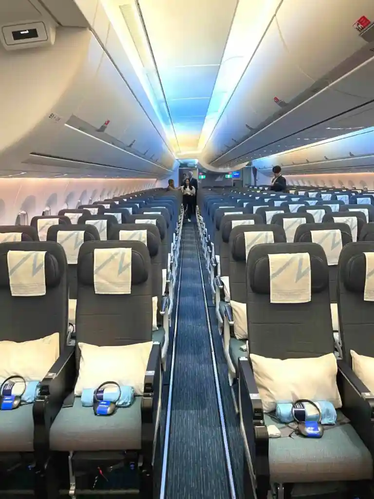 Philippine Airlines Airbus A350-1000 new production standard economy cabin