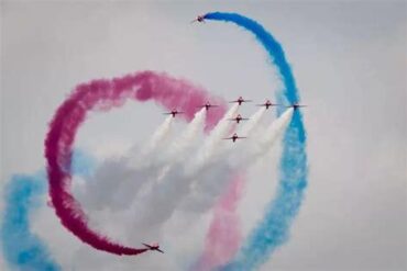 Why The Red Arrows No Longer Perform Aerobatic Displays At Farnborough Airshow