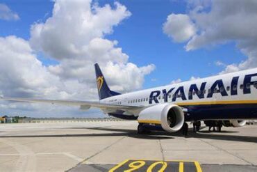 Ryanair Flight Returns to Thessaloniki After Engine Failure Debris Shatters Window and Injures Passenger