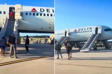 199 Delta Passengers Evacuate Boeing 757 After Smoke Fills Cabin During Atlanta Emergency Landing