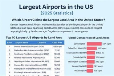 6 Largest Airports in the US by Passenger Volume: America’s Busiest Aviation Hubs