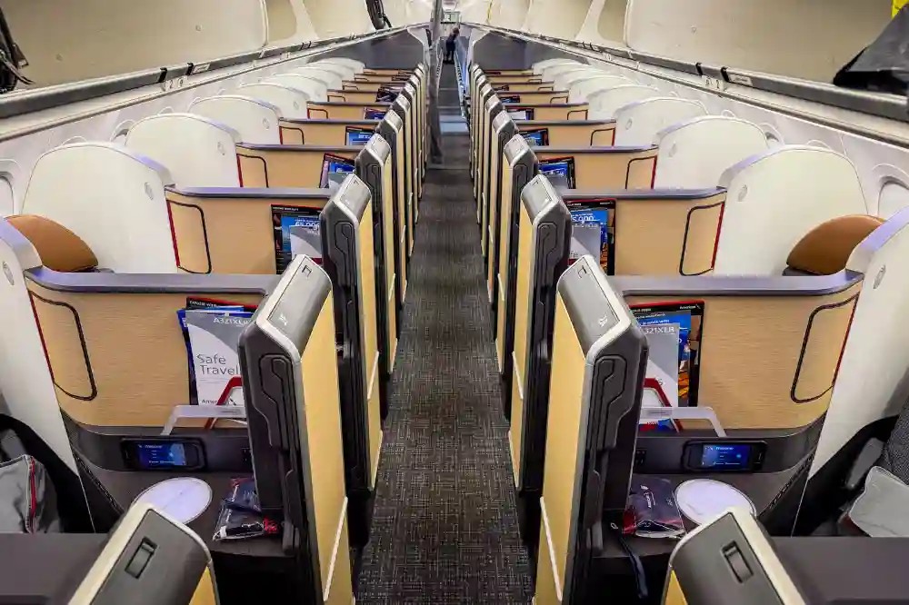 American Airlines Airbus A321XLR Flagship Suite business class interior