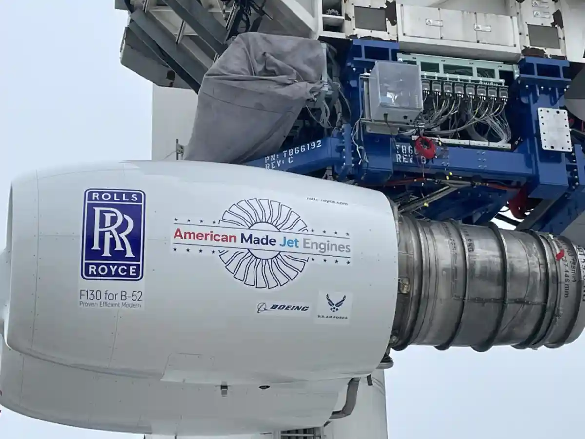 B-52J Stratofortress Rolls-Royce F130 engine modernization USAF 2050