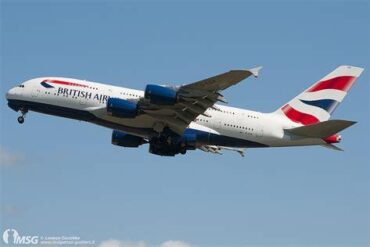British Airways Airbus A380 Returns to Johannesburg After Seven-Hour Flight With Weather Radar Failure