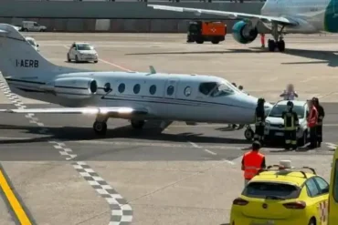 Car Collides With Private Jet at Milan Linate Airport, Disrupting Flight Operations