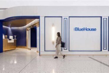 JetBlue’s 11,000-Square-Foot BlueHouse Lounge at Boston Logan Nears Opening