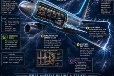 How Modern Jet Engines Survive Direct Lightning Strikes: The Engineering Behind Aircraft Lightning Protection