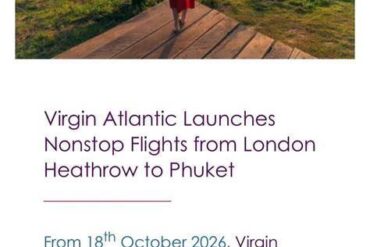 Virgin Atlantic to Launch First-Ever London–Phuket Nonstop Route This October