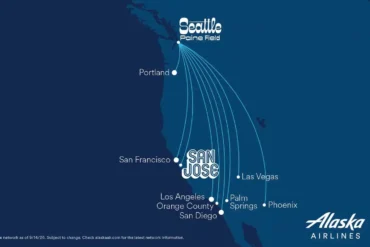 Alaska Airlines Expands Everett Presence With 50% More Seats and New San Jose Route