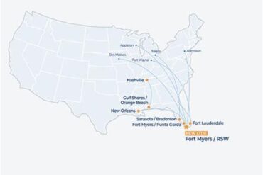 Allegiant Air Adds 7 New Florida Routes Next Week as Fort Lauderdale Network Reaches 100 Weekly Departures